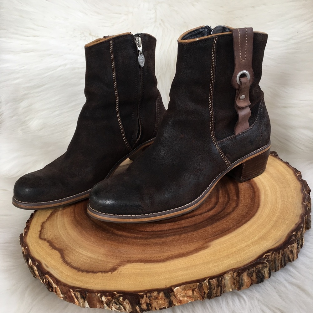 Red Wing side zip leather boots